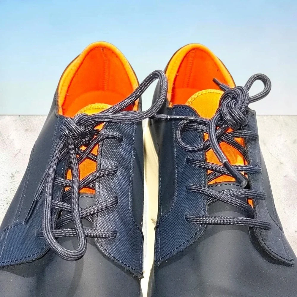 Aldo Mens Water Resistant Derby Shoes Navy Orange Sneakers Size 11 Hybrid Casual